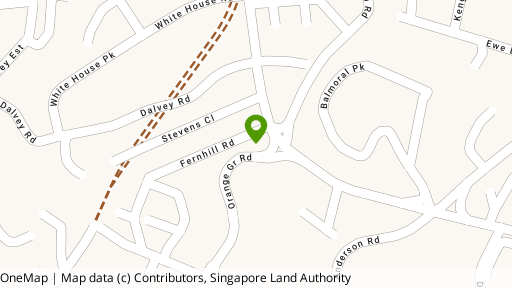 Map showing the location of Fernhill Place (En-bloc sale completed)