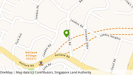 Map showing the location of Belmont Road