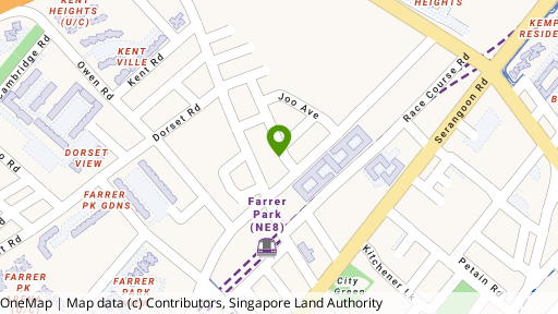 Map showing the location of 11A Sing Avenue