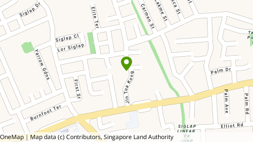 Map showing the location of Fame Court