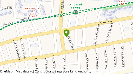 Map showing the location of Centra Studios