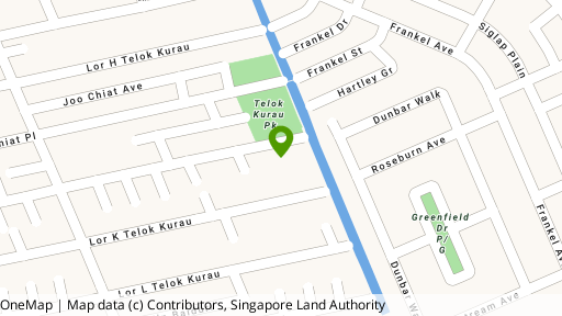 Map showing the location of Canary Ville