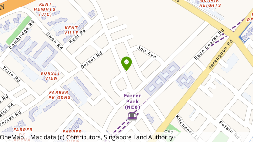 Map showing the location of 94 Rangoon Road