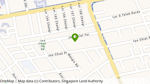Map showing the location of 152A Joo Chiat Terrace