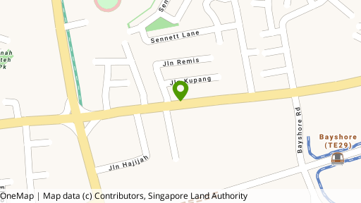 Map showing the location of Anchor Gardens