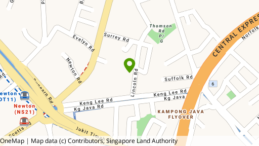 Map showing the location of The Linc