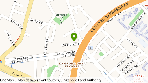 Map showing the location of Lucida