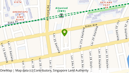 Map showing the location of Centra Suites