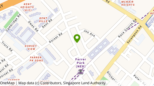 Map showing the location of 96B Rangoon Road