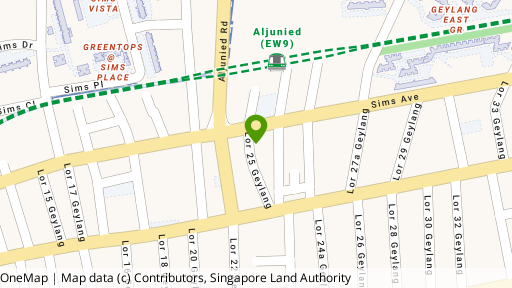 Map showing the location of Skt Mansions
