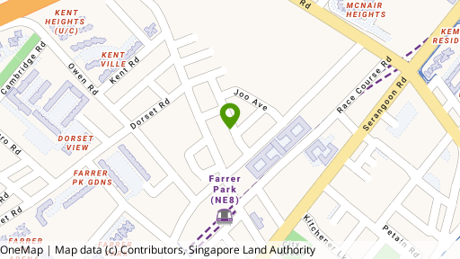 Map showing the location of 23 Sing Avenue
