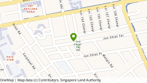 Map showing the location of 83/83A/85/85A Joo Chiat Terrace