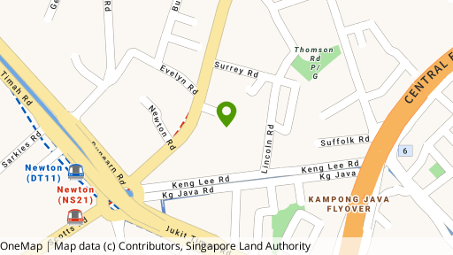 Map showing the location of Amaryllis Ville