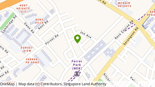 Map showing the location of 27 Sing Avenue