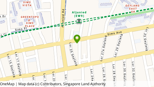 Map showing the location of Skt Mansion
