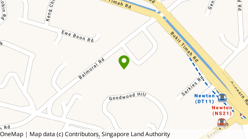 Map showing the location of Balmoral Condominium
