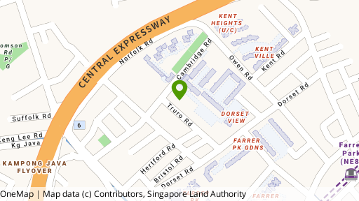 Map showing the location of 70@Truro
