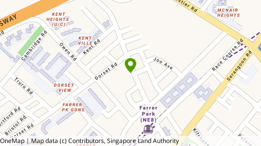 Map showing the location of Loft @ Rangoon
