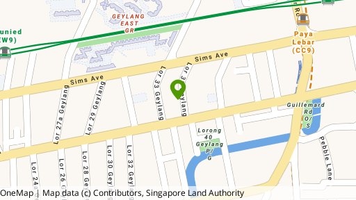 Map showing the location of Toh Si Cheng Gee Chor Shee