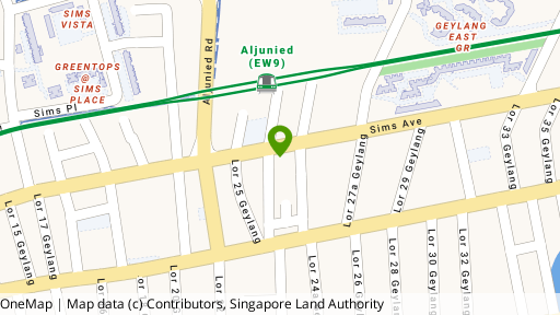 Map showing the location of Kowloon Building