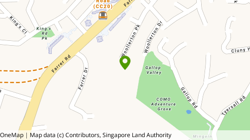 Map showing the location of Gallop Green