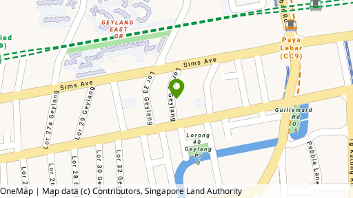Map showing the location of Bao De Building