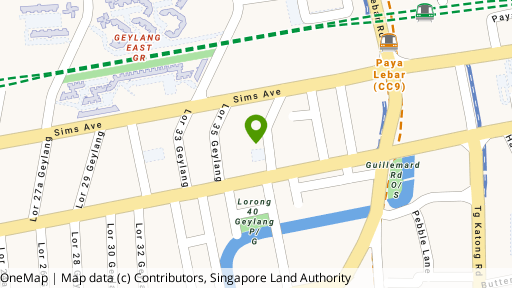 Map showing the location of Moro Mansion