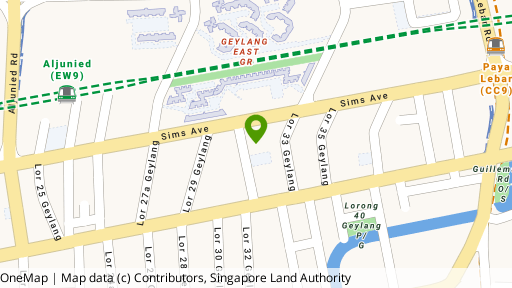 Map showing the location of Tivoli Lodge