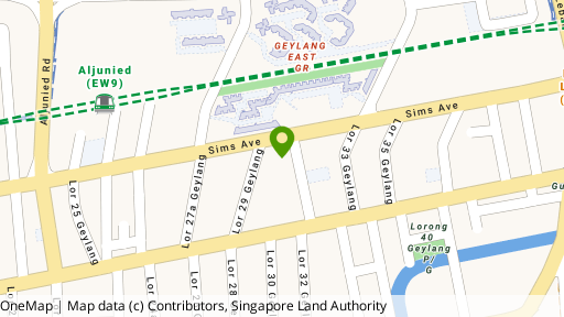 Map showing the location of Camellia Lodge