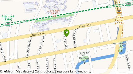 Map showing the location of Chen Fang Mansions