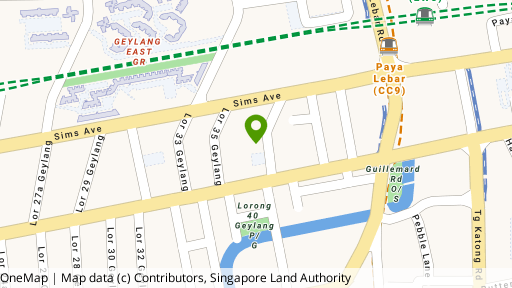 Map showing the location of Blossom Mansions