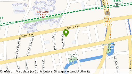 Map showing the location of Sixteen35 Residences