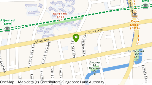 Map showing the location of Calin Mansions
