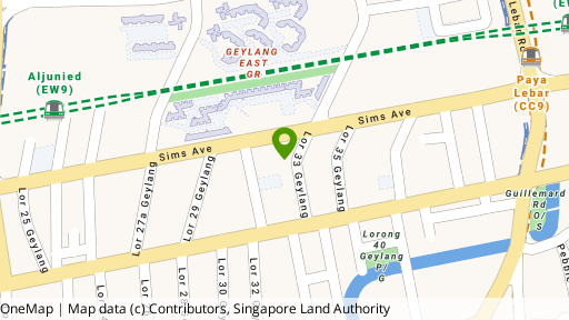 Map showing the location of En Fu Mansions