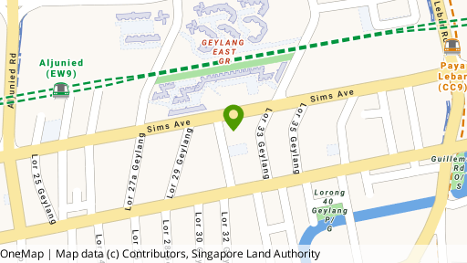 Map showing the location of Choon Moey Mansions