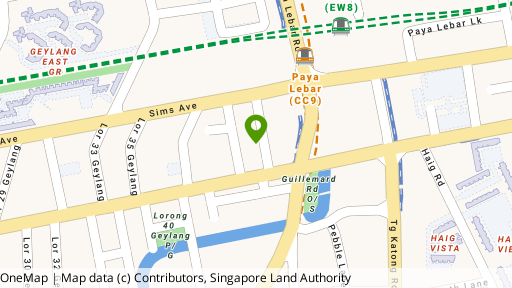 Map showing the location of Lotus at Paya Lebar (West Wing)