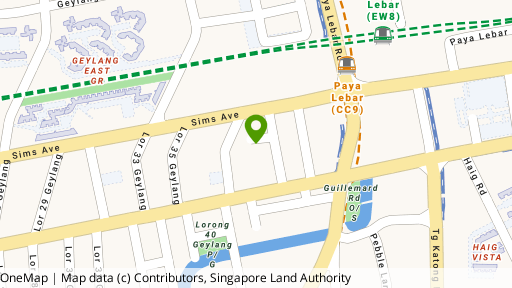 Map showing the location of Sims Dorado