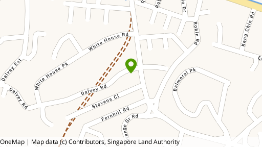Map showing the location of 82 Dalvey Road