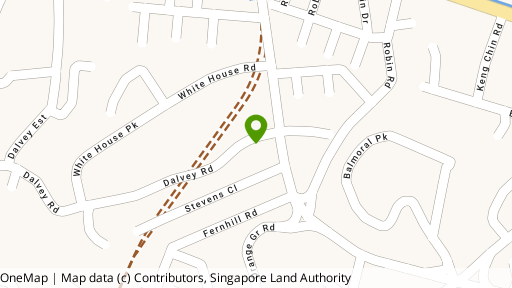 Map showing the location of 80 Dalvey Road