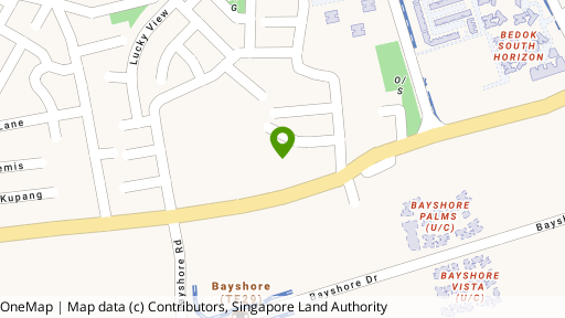 Map showing the location of Riviera Residences