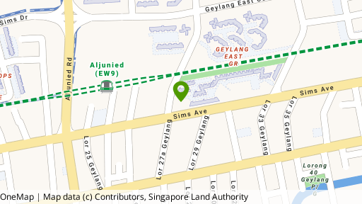 Map showing the location of Crystal Dew
