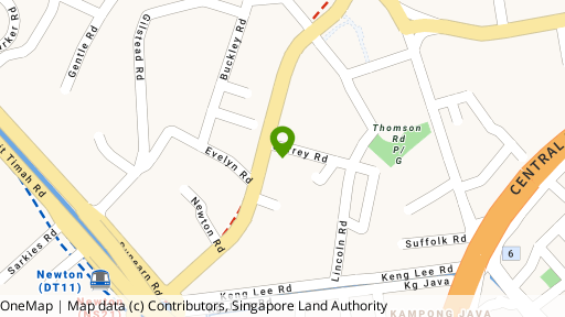 Map showing the location of Sanctuary @ Newton