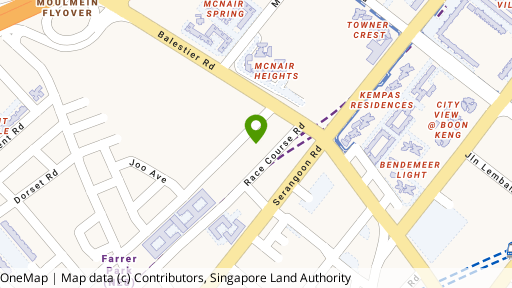 Map showing the location of 25 Tessensohn Road