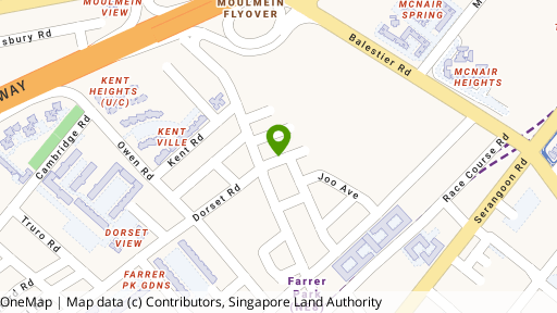 Map showing the location of 88/A/B/C Sing Avenue