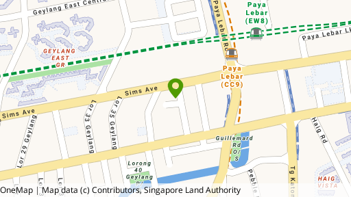 Map showing the location of Sunflower Grandeur