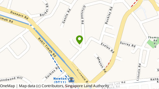 Map showing the location of Morimasa Gardens