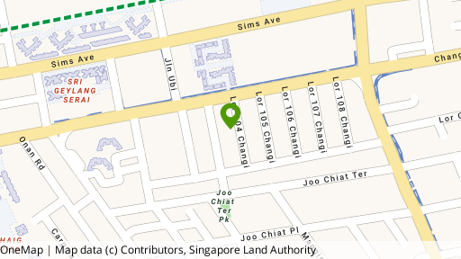 Map showing the location of Everitt Green