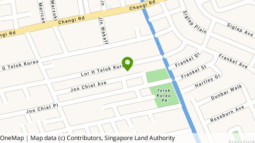 Map showing the location of 98 Lorong H Telok Kurau