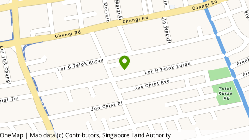 Map showing the location of Telok Kurau Lodge