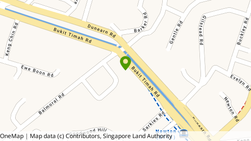 Map showing the location of Balmoral Plaza